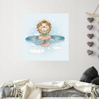 Manyetix Aslan Pilot Tasarımlı Çocuk Odası Posteri