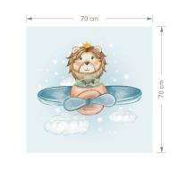 Manyetix Aslan Pilot Tasarımlı Çocuk Odası Posteri