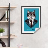 Manyetix Çerçeve Tasarımlı Business Wolf