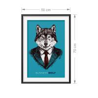 Manyetix Çerçeve Tasarımlı Business Wolf