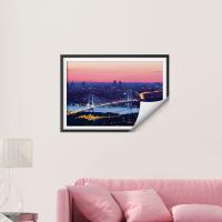 Manyetix Çerçeve Tasarımlı İstanbul Boğaz Köprüsü Posteri