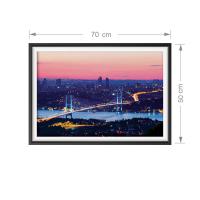 Manyetix Çerçeve Tasarımlı İstanbul Boğaz Köprüsü Posteri