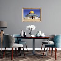 Manyetix Çerçeve Tasarımlı Mescid-i Aksa Posteri