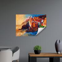 Manyetix Deniz Yamacındaki Kasaba Posteri