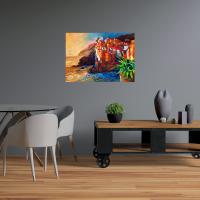 Manyetix Deniz Yamacındaki Kasaba Posteri