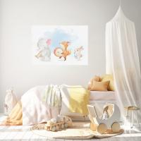 Manyetix Müzisyen Hayvanlar Çocuk Odası Posteri