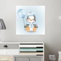 Manyetix Sevimli Penguen Çocuk Odası Posteri