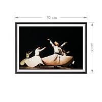 Manyetix Çerçeve Tasarımlı Semazen Posteri