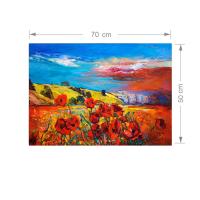 Manyetix Sanatsal Gelincik Çiçeği Posteri