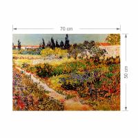 Manyetix Van Gogh Arles'de Bahçe Posteri