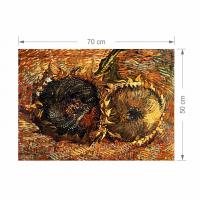 Manyetix Van Gogh Natürmort İle İki Ayçiçeği Posteri