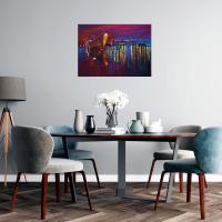 Manyetix Yansımalı Gemi Manzaralı Poster